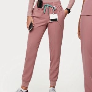 Figs mineral mauve grenelle high waisted jogger pants size XS